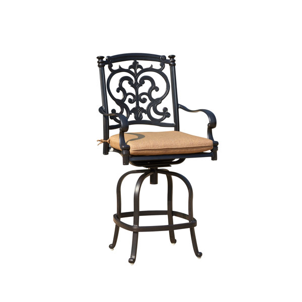 Fleur De Lis Living Baudette 9Piece Patio Counter Height Bar Set with